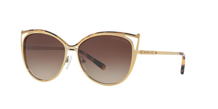 Michael Kors 56 Ina Tortoise Cat-eye Sunglasses - Mk1020