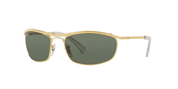 Ray-ban Gold Oval Sunglasses - Rb3119