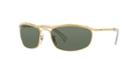 Ray-ban Gold Oval Sunglasses - Rb3119