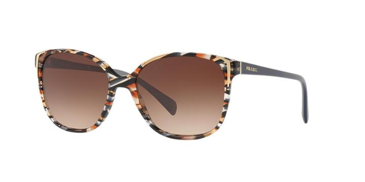 Prada Pr 01os Tortoise Square Sunglasses