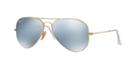 Ray-ban Original Avi Gold Matte Wrap Sunglasses - Rb3025