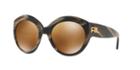Ralph Lauren 53 Brown Round Sunglasses - Rl8159
