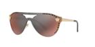 Versace 42 Gold Wrap Sunglasses - Ve2161b