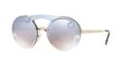 Prada Pr 65ts 36 Gold Wrap Sunglasses