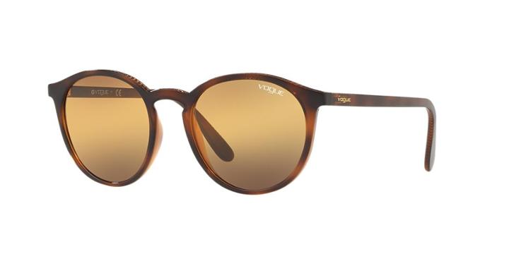 Vogue Vo5215s 51 Tortoise Round Sunglasses