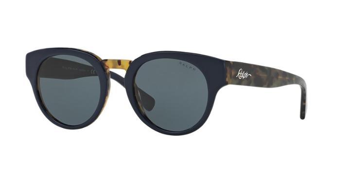 Ralph 50 Blue Round Sunglasses - Ra5227