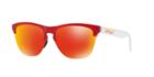 Oakley 63 Frogskins Lite Red Round Sunglasses - Oo9374