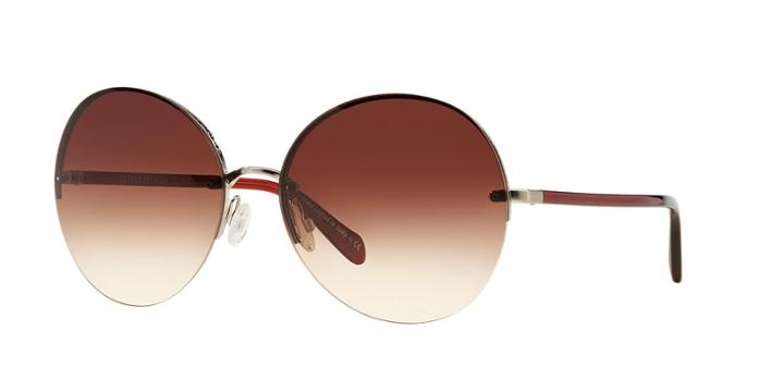 Oliver Peoples Ov1188s 62 Jorie Silver Matte Oval Sunglasses