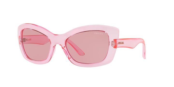 Prada Pr 19ms Pink Cat-eye Sunglasses