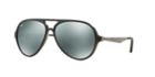 Ray-ban Grey Aviator Sunglasses - Rb4235