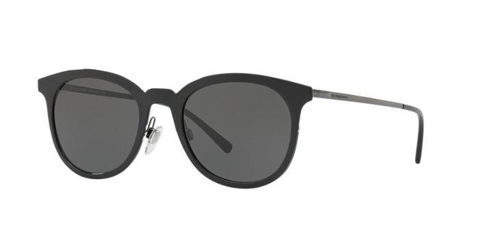 Burberry 52 Black Panthos Sunglasses - Be3093