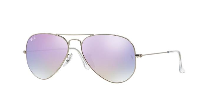 Ray-ban Aviator Silver Matte Sunglasses - Rb3025