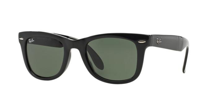 Ray-ban Folding Wayfarer Black Sunglasses - Rb4105