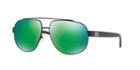 Armani Exchange Ax2019s 60 Black Matte Pilot Sunglasses