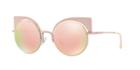 Fendi Ff 0177 53 Pink Round Sunglasses