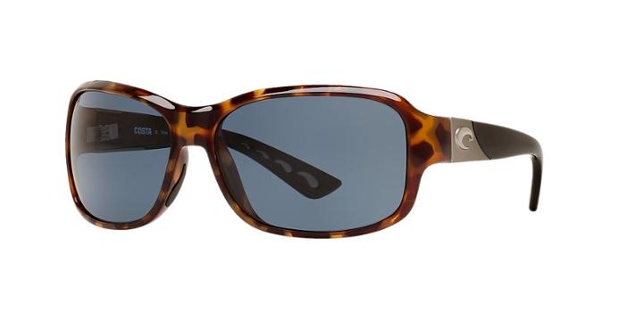 Costa Del Mar Tortoise Rectangle Sunglasses - Inlet