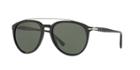 Persol 55 Black Pilot Sunglasses - Po3159s