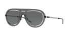 Emporio Armani 41 Grey Pilot Sunglasses - Ea2057