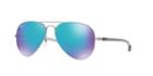 Ray-ban Rb8317ch Silver Wrap Sunglasses