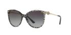 Bvlgari 55 Black Cat-eye Sunglasses - Bv8201b