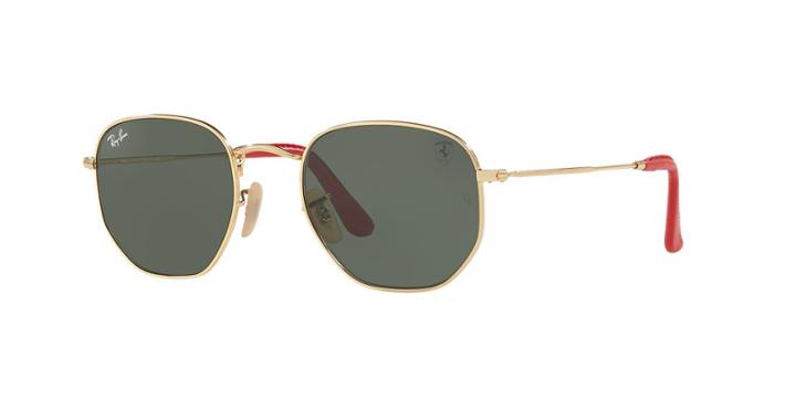 Ray-ban Rb3548nm 51 Gold Square Sunglasses