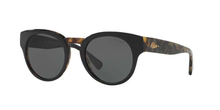 Ralph 50 Black Round Sunglasses - Ra5227