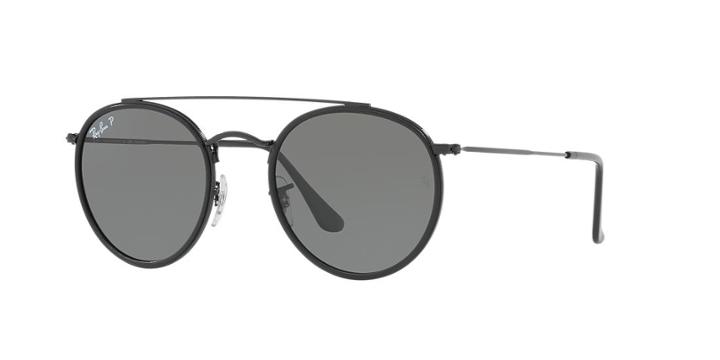 Ray-ban 51 Black Round Sunglasses - Rb3647n