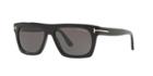 Tom Ford 55 Black Square Sunglasses - Ft0592