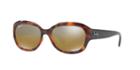 Ray-ban Rb4282ch 55 Red Square Sunglasses