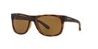 Arnette Tortoise Matte Square Sunglasses - An4206 57