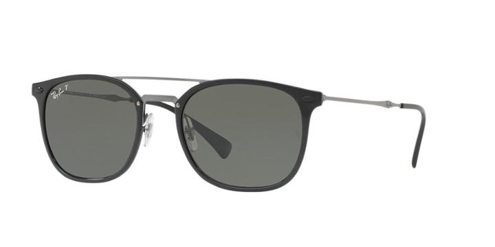 Ray-ban 55 Black Wrap Sunglasses - Rb4286