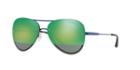 Michael Kors 59 La Jolla Blue Aviator Sunglasses - Mk1026