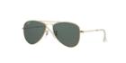Ray-ban Jr. Gold Aviator Sunglasses - Rj9506s