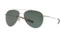 Costa Del Mar Cook 60 Silver Aviator Sunglasses