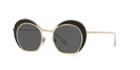 Giorgio Armani 47 Black Round Sunglasses - Ar6073