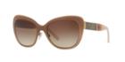 Burberry 57 Gold Cat-eye Sunglasses - Be3088