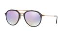 Ray-ban 53 Grey Wrap Sunglasses - Rb4253