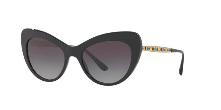 Dolce &amp; Gabbana Dg4307b Black Cat-eye Sunglasses