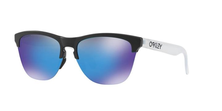 Oakley 63 Frogskins Li Black Matte Round Sunglasses - Oo9374
