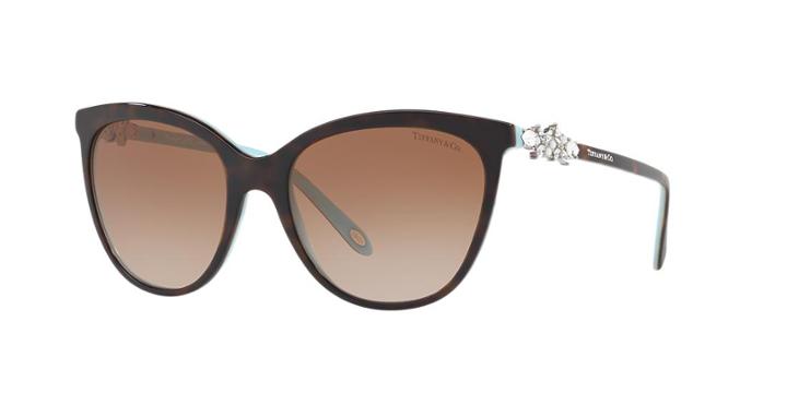 Tiffany &amp; Co. Tf4131hb 56 Blue Butterfly Sunglasses