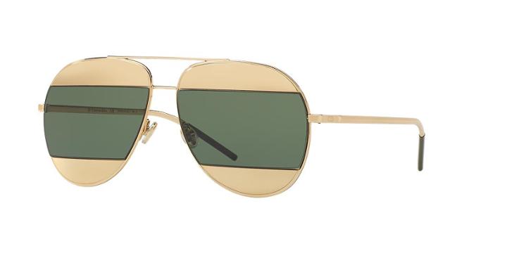 Dior Split1 59 Rose Gold Aviator Sunglasses