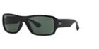 Ray-ban Rb4199 61 Black Rectangle Sunglasses