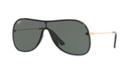 Ray-ban 38 Black Pilot Sunglasses - Rb4311n