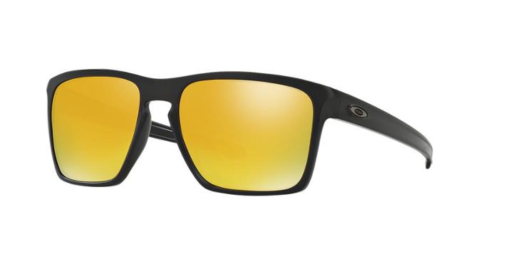 Oakley Sliver Xl Black Matte Rectangle Sunglasses - Oo9341 57