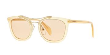 Prada Pr 17qs 52 Brown Square Sunglasses