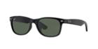 Ray-ban Rb2132f 55 Black Wayfarer Sunglasses