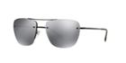 Prada Linea Rossa Black Square Sunglasses - Ps 52rs