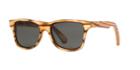 Shwood Canby Slugger Original 54 Brown Square Sunglasses