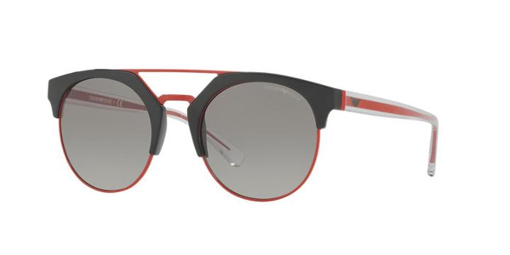 Emporio Armani Ea4092f 53 Black Round Sunglasses
