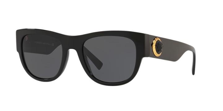 Versace 55 Black Square Sunglasses - Ve4359